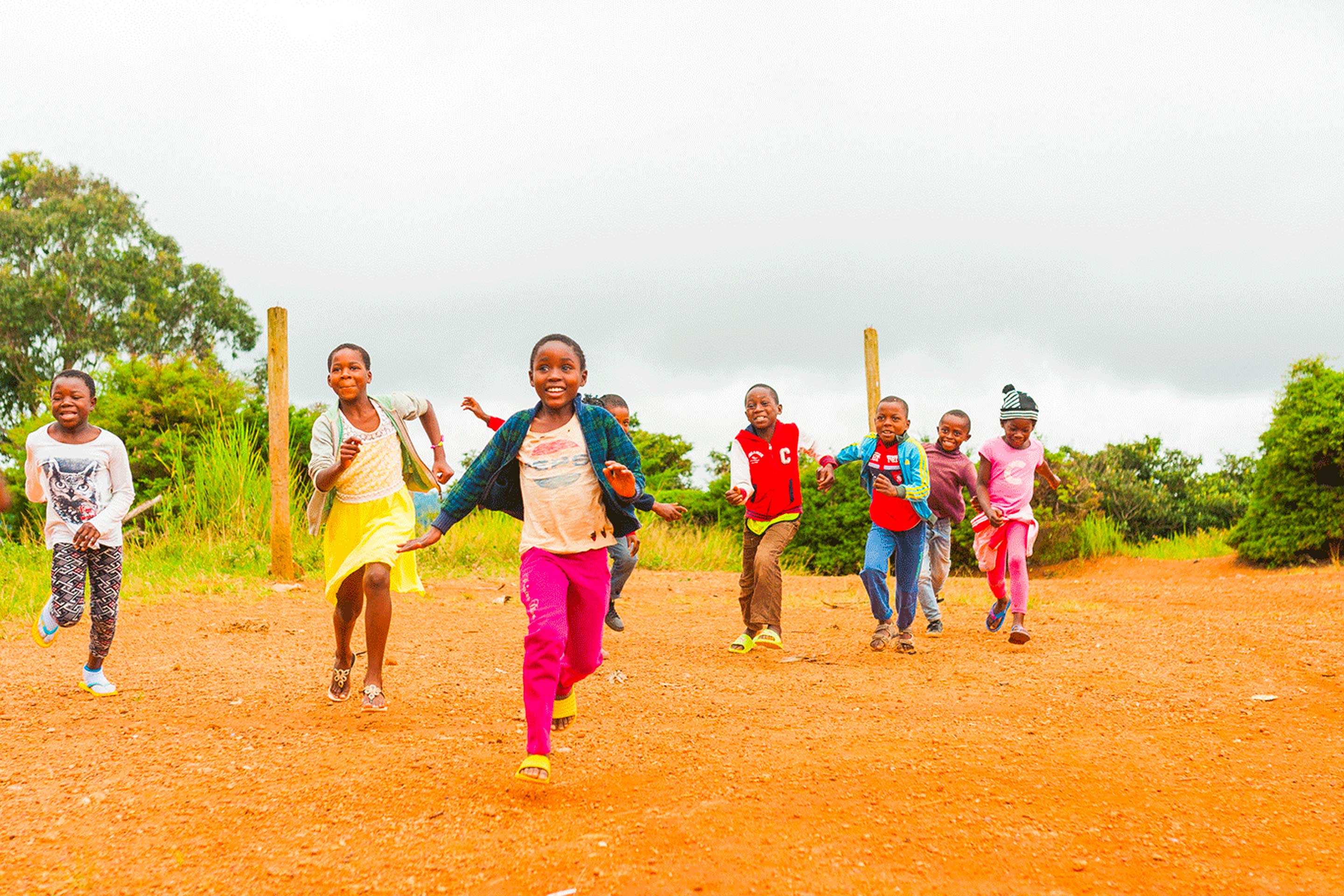 Cameroon children playing