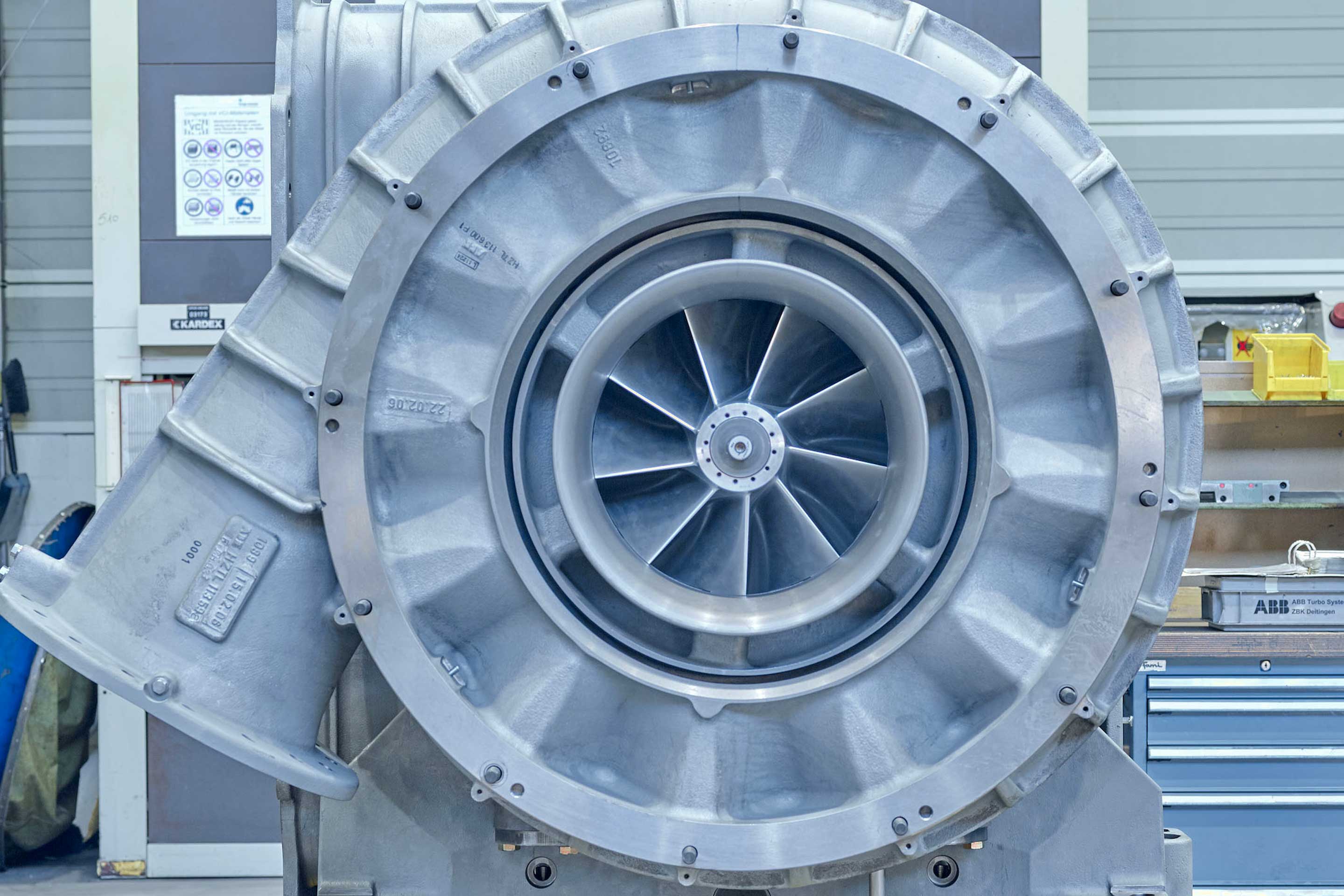 A large turbocharger