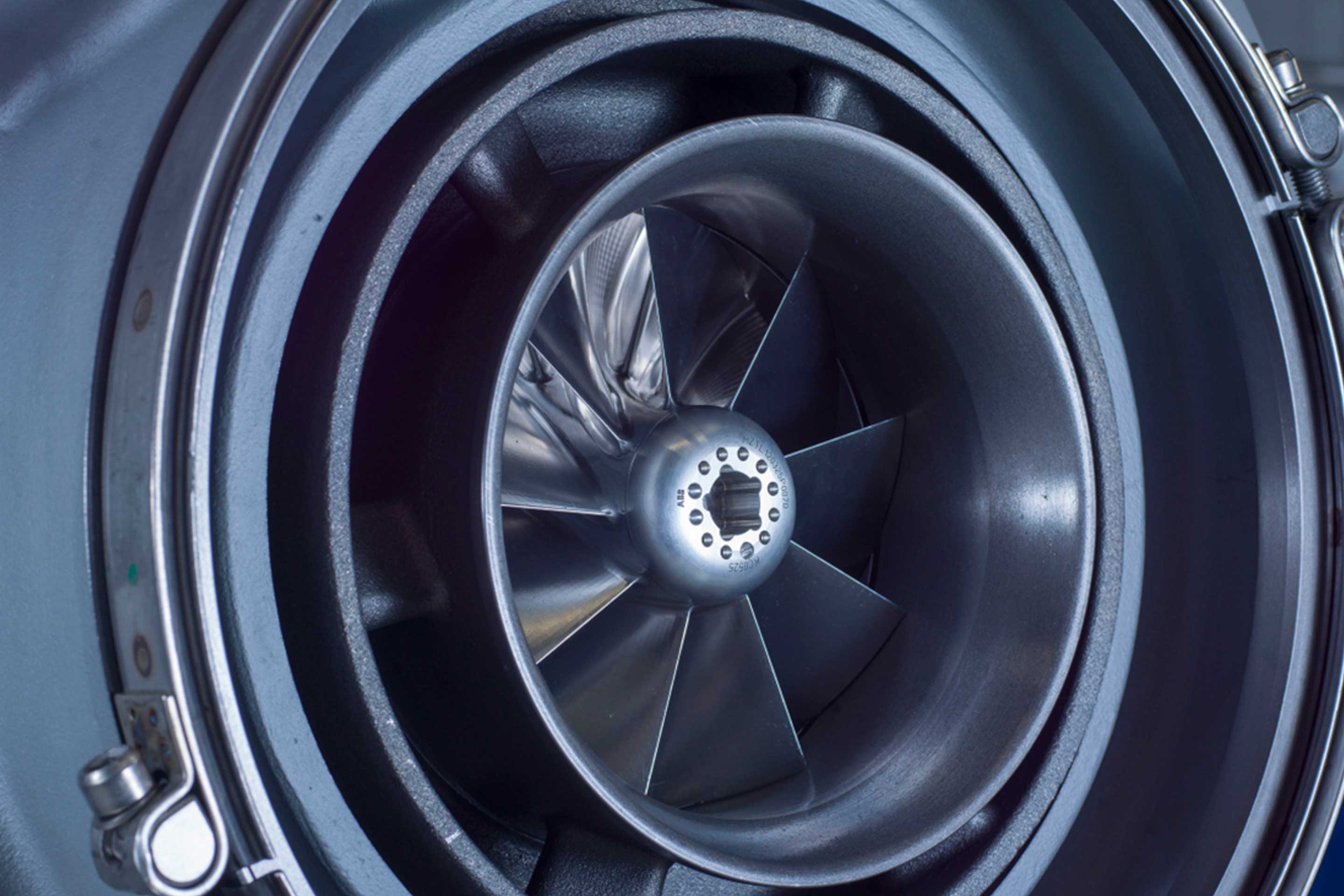 An image of an Accelleron A200H turbocharger