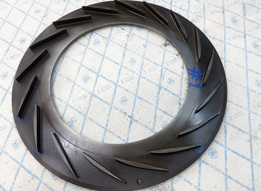  Air diffuser after cleaning - overall view