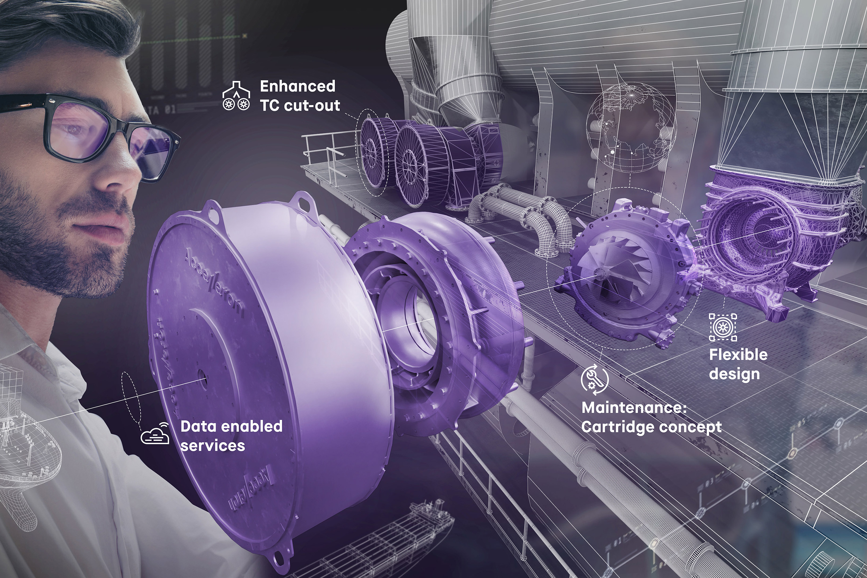 Modular turbocharger design prepares shipowners for future demands