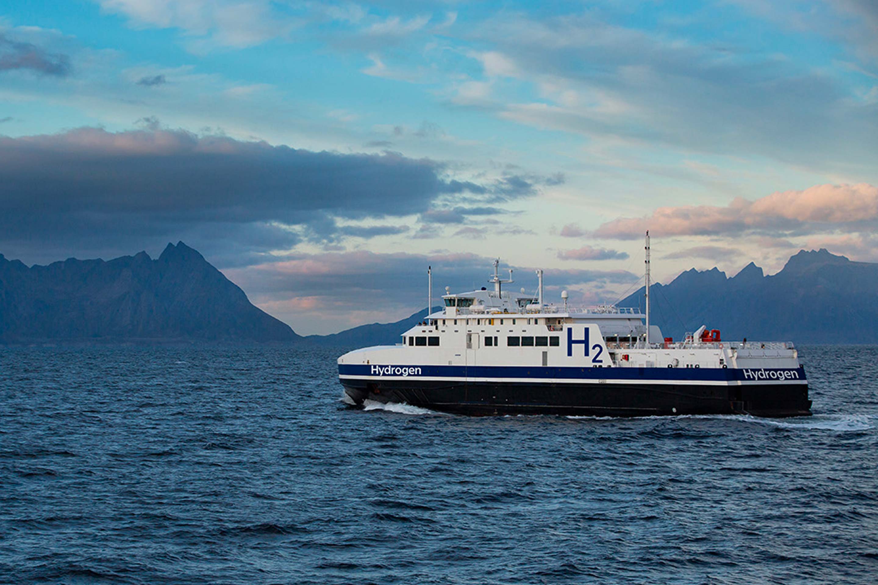 A ferry running on hydrogen