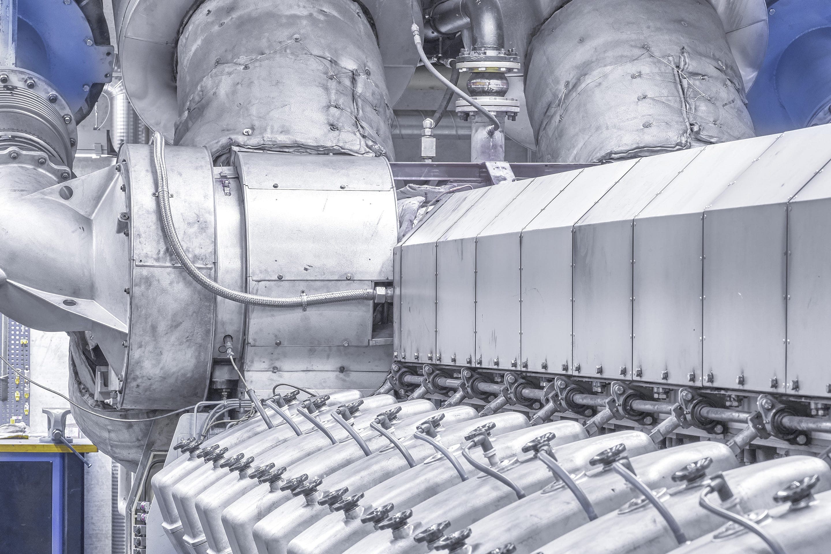 An image of an engine and turbocharger to reflect the company’s servicing agreement