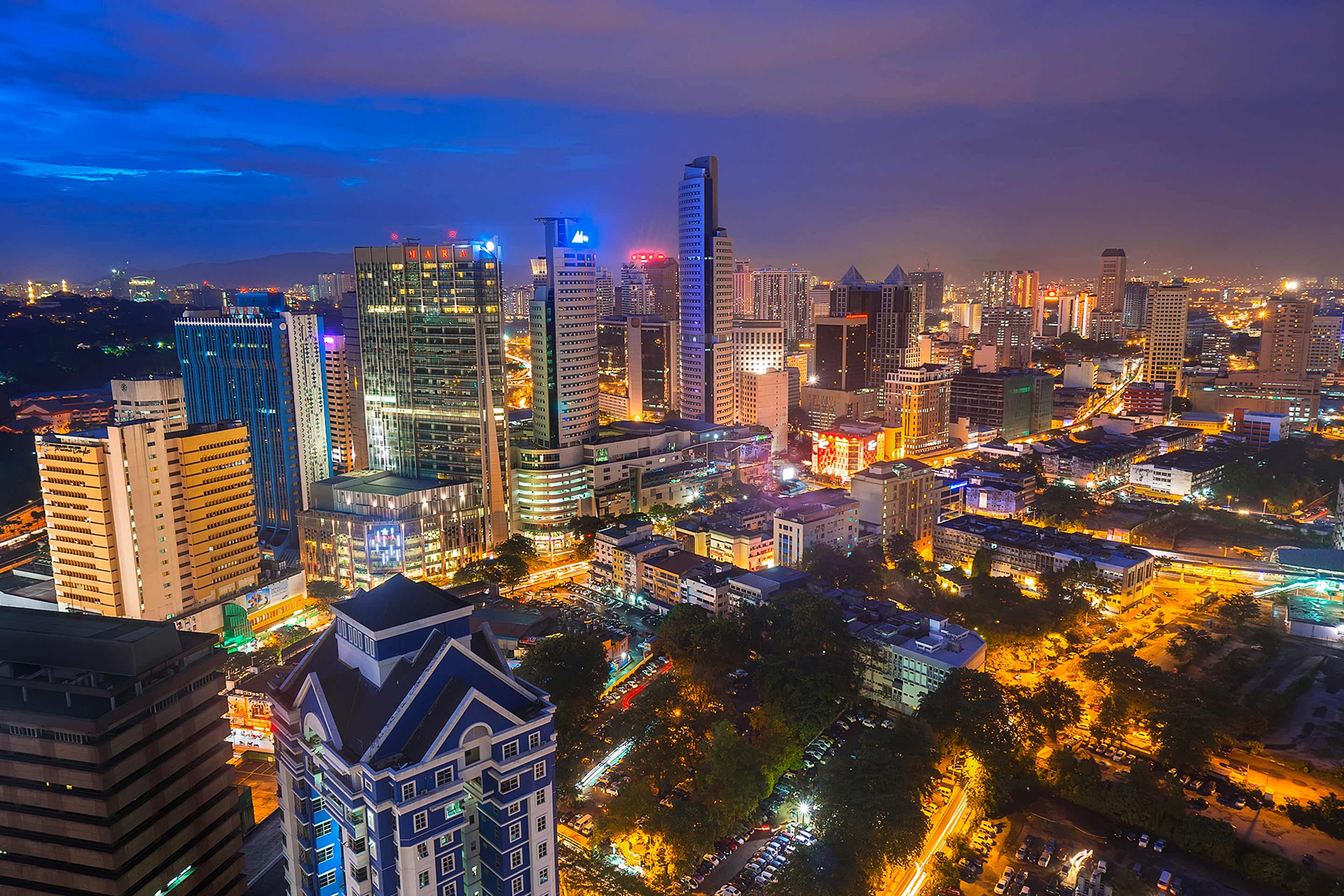 Malaysia at night