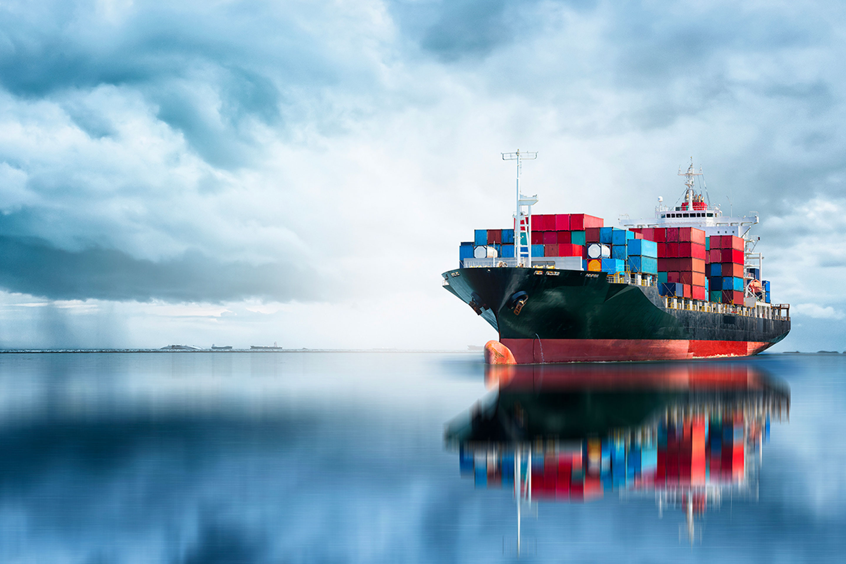 Ship at sea to highlight ship owner's survey
