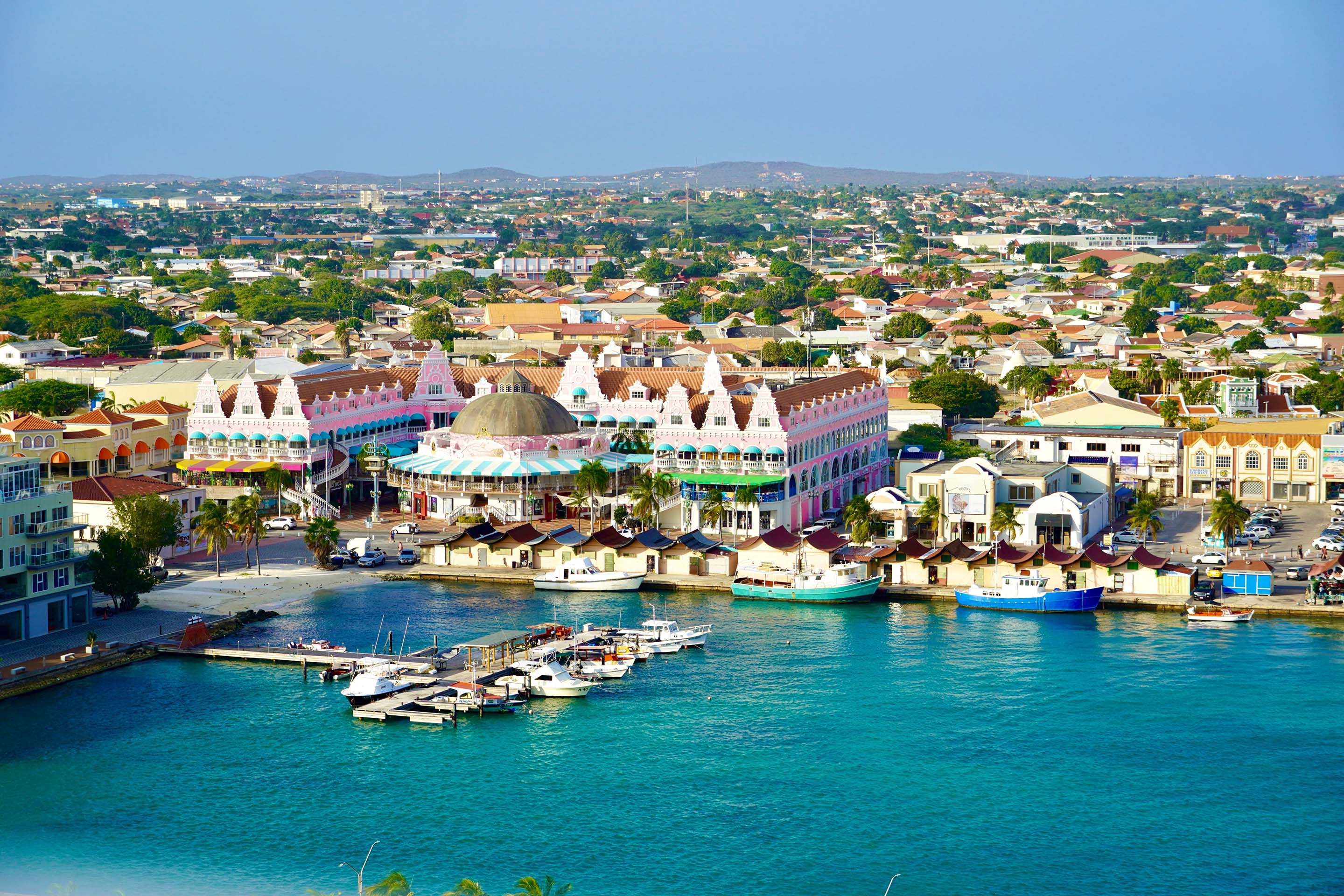 An image of Aruba to highlight Accelleron and WEB Aruba partnership