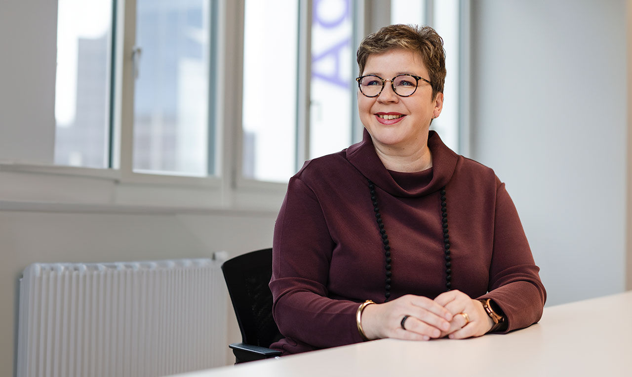 Annika Parkkonen, Accelleron Chief Human Resources and Sustainability Officer