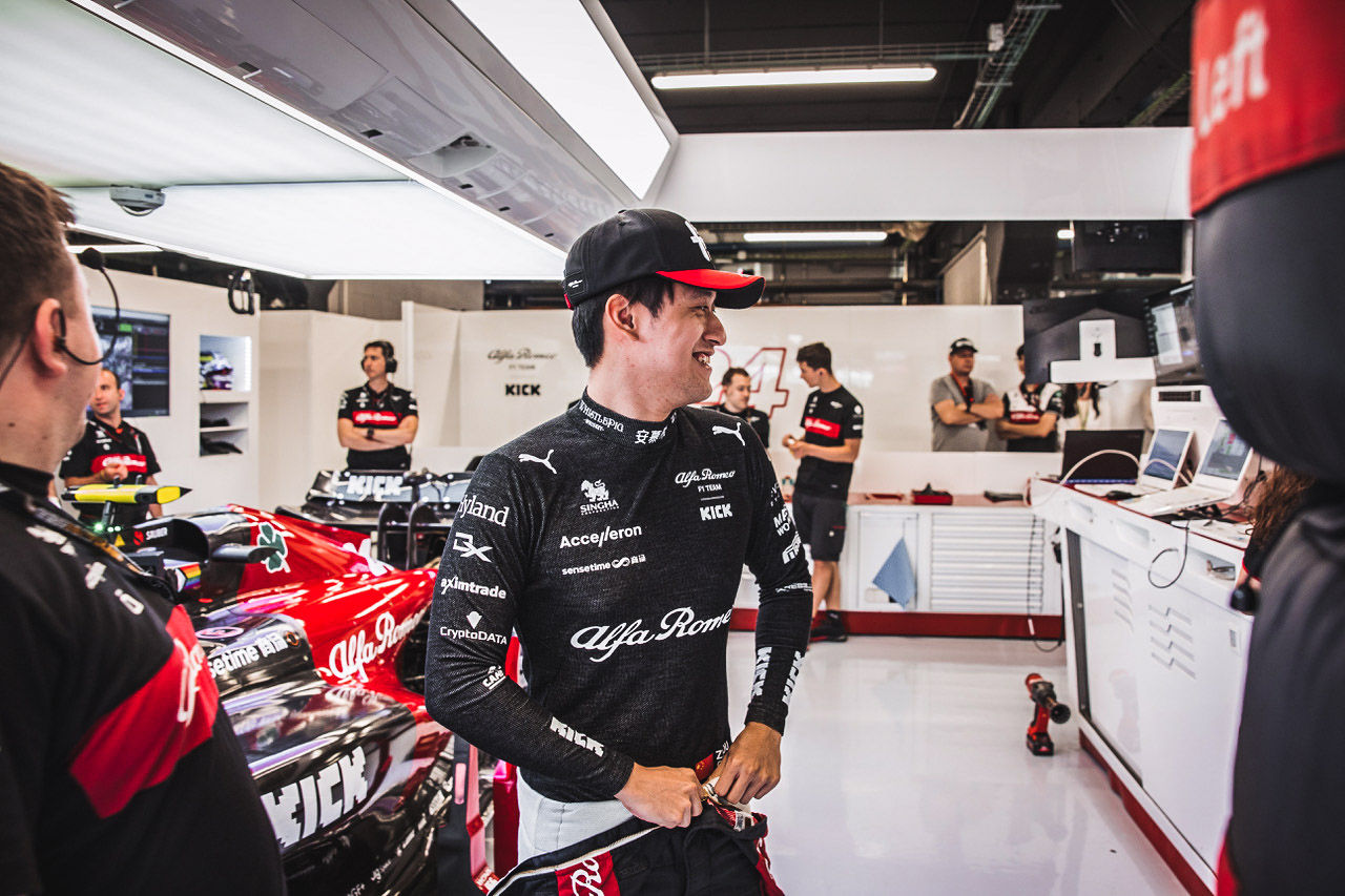Zhou Guanyu (CHN) Alfa Romeo F1 Team.
Formula 1 World Championship, Rd 8, Spanish Grand Prix, Saturday 3rd June 2023. Barcelona, Spain.