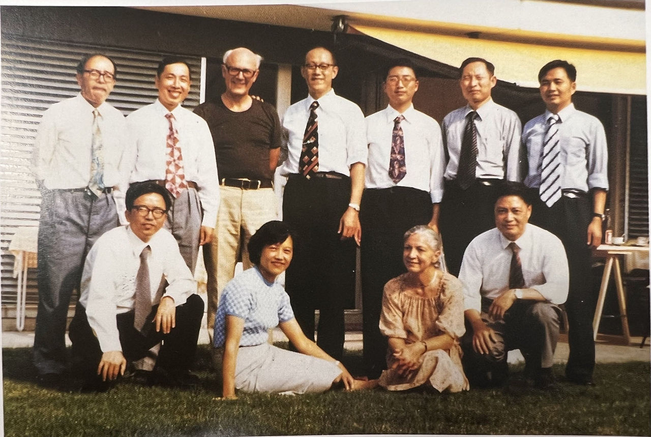 Training group from China in Baden, 1979