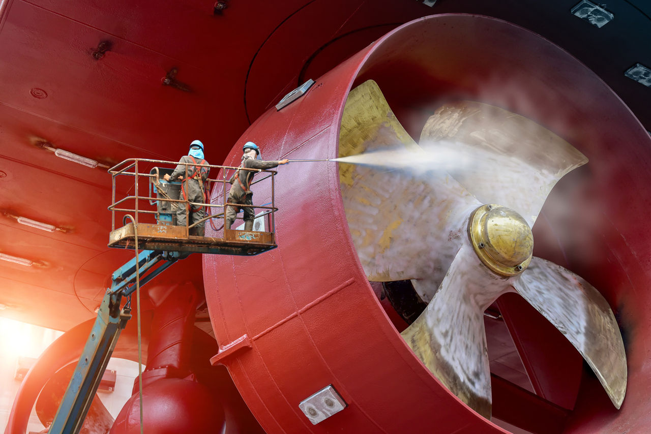 propellor cleaning