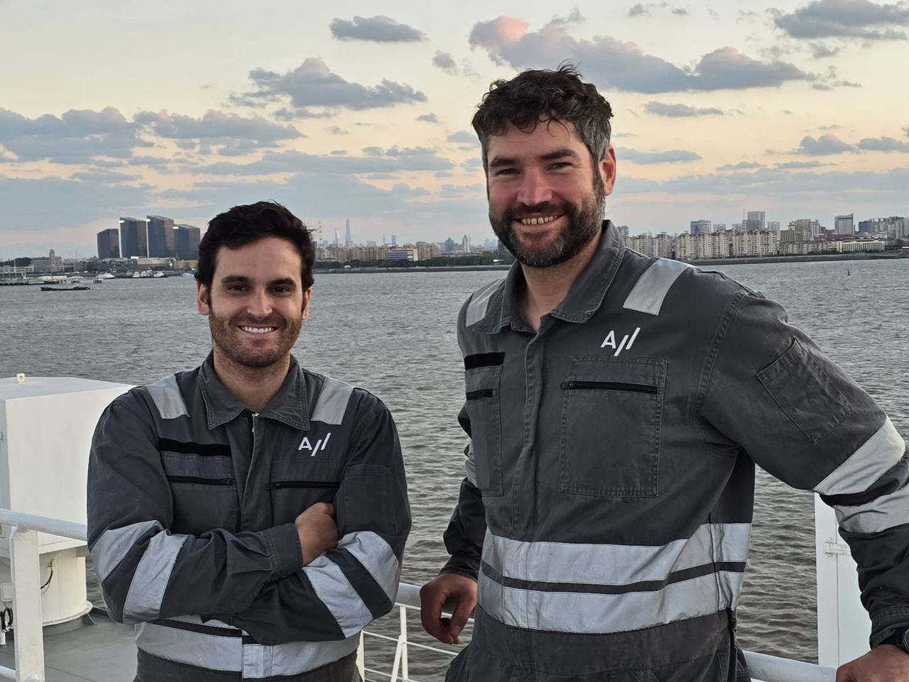 With Accelleron’s newest EPLO manager Cesar Fernandes, preparing to sail from Shanghai, China to Masan, South Korea.