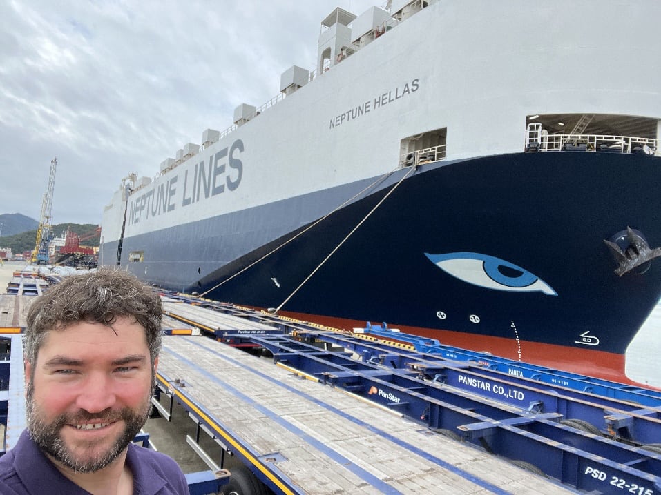 “My two-and-a-half-year-old-son loves this ship, because of the eyes painted on her hull,” says Reichmann.