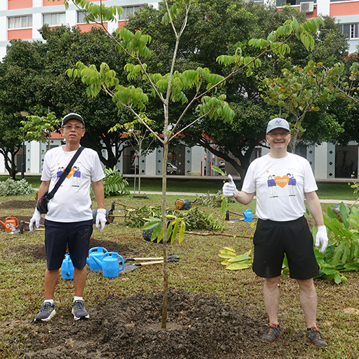 Accelleron Singapore supported the OneMillionTrees movement by NParls