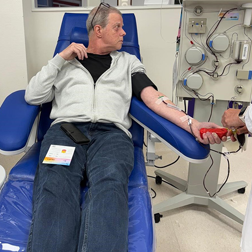 Accelleron colleagues in Belgium and the Netherlands chose to donate blood on their own initiative