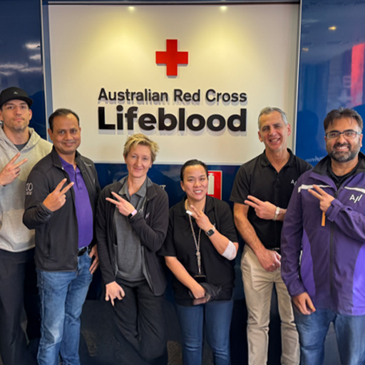 Accelleron - Our team in Australia joined forces with Lifeblood Australia