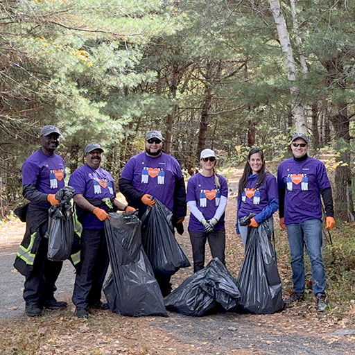 Accelleron Canada’s Bridgewater station - Trash removal