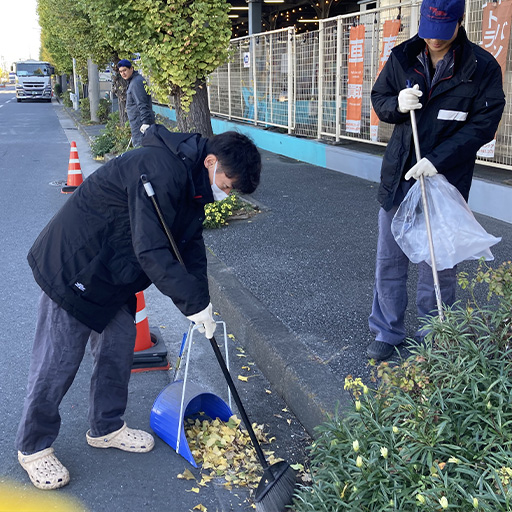 Turbo Systems United, Accelleron Japan, regularly join neighborhood clean-ups around our Yokohama service station