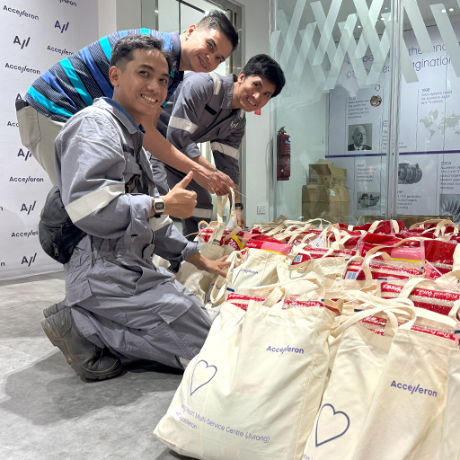 Accelleron Singapore partnered with Loving Heart