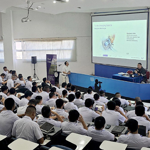 Accelleron Thailand teamed up with the Merchant Marine Training Centre in Bangkok
