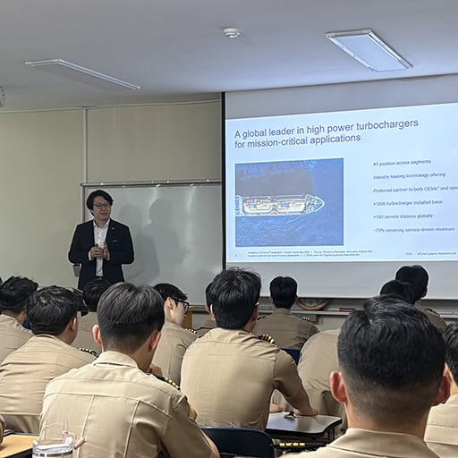 Accelleron South Korea & Korea Maritime & Ocean University collaboration