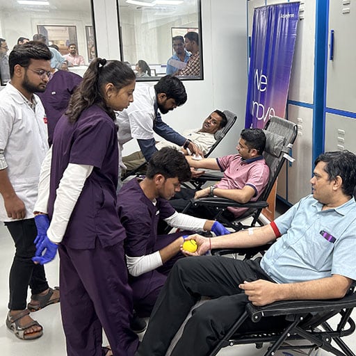 Accelleron - Blood donation India