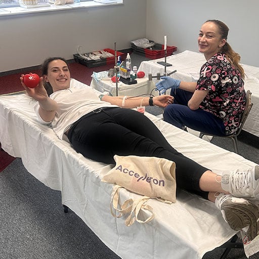Accelleron - Blood donation Bulgaria