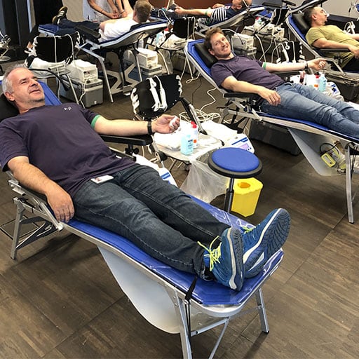Accelleron - Blood donation  
